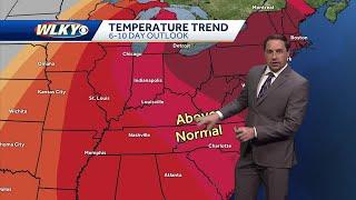 Sunny and warm in the Louisville area with more on the way