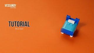 LEGO синяя кровать (tutorial)