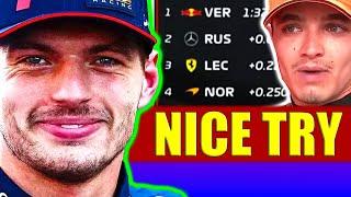 Verstappen FIRES BACK at McLaren DRAMA! 