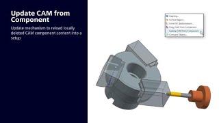 Update CAM from Component in NX CAM