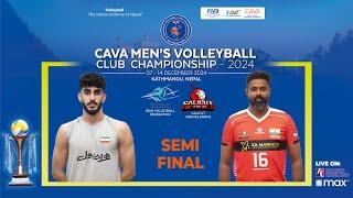 Iran VF vs Calicut Heroes (IND) : Semi Final | CAVA Men's Club C'ship | इरान विरुद्ध क्यालीकट हिरोज