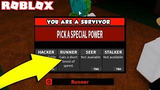 HOW TO BE A SURVIVOR WITH POWERS in ROBLOX FLEE THE FACILITY (GAME TOO EASY)