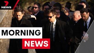 Liam Payne friends and family unite in grief for the late stars funeral | 7NEWS