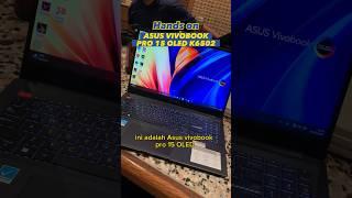 Hands on ASUS Vivobook Pro 15 OLED K6502 #asus #shorts #vivobook