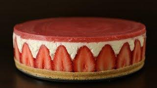 No-Bake Strawberry cheesecake Recipe | How to Make Strawberry cheesecake