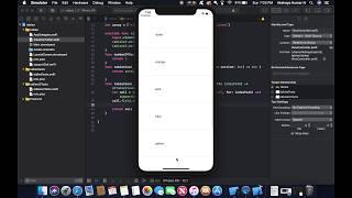 How to create a tableview using iOS swift