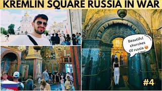 Cathedral Square Moscow | The Grand Kremlin Palace | Tverskaya Street Exploring Russia In War 4