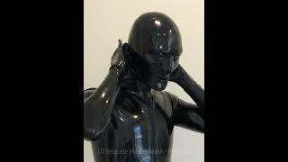 Put on shadow mask #latex #mask #transition #rubber #review