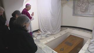 Pope Benedict buried in crypt under St. Peter's Basilica