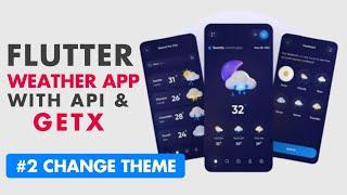 Flutter Responsive Weather App using GetX | Flutter Weather App with API | VelocityX | Part 2