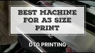 A3 DTG flatbed Demo print on t-shirt | @prolificgeeks  Buy DTG today | Contact Me @ +918123524574