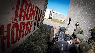 800 PLAYER URBAN AIRSOFT | American Milsim: Ironhorse 4 Full Gameplay!