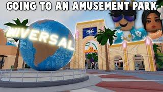 GOING TO A ROBLOX AMUSEMENT PARK WITH MY NIECE...