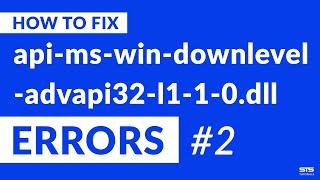 api-ms-win-downlevel-advapi32-l1-1-0.dll Missing Error on Windows | 2020 | Fix #2