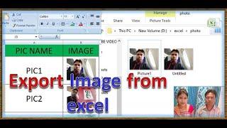 Export image from excel, export picture from excel, how to do copy paste of excel image ,excel,