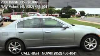 2006 Infiniti G35 for sale in Burnsville, MN 55337 at the RA