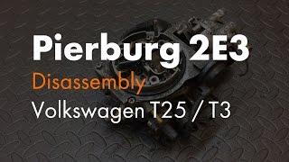 Stripping a Pierburg 2E3 Carb for Rebuild VW T25 / T3
