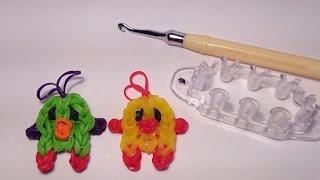 ЦЫПЛЕНОК, на станке МОНСТР ТЭИЛ, Monstertail, Радужки Rainbow Loom