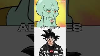 Handsome squidward VS Drippy Goku #1v1 #fight #comparison