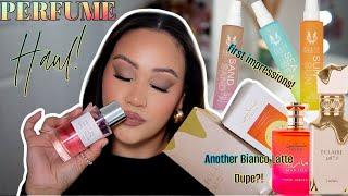 PERFUME HAUL!  NEW PERFUMES IN MY COLLECTION + SUMMER BODY MISTS FIRST IMPRESSIONS! | AMY GLAM 