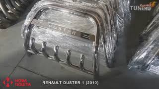 Кенгурятник Рено Дастер / Защита переднего бампера Renault Duster / Силовой обвес / Обзор / Тюнинг