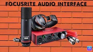 FOCUSRITE AUDIO INTERFACE AVAILABLE  IN TAAL MUSICALS,VIJAYAWADA PHONE;0 8222 8333 85