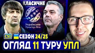 Огляд 11 туру УПЛШахтар втратив ПЕРЕМОГУ ! Олександрія догнала Динамо !