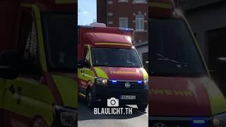 ++KdoW, FüKw, HLF und GW-L der Feuerwehr Meiningen auf Einsatzfahrt++