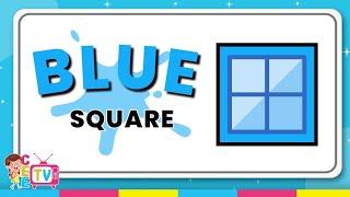 Learning Shapes with Cee: Kids Let's Explore Blue Squares! ️