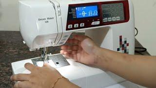 usha janome dream maker sewing machine/unboxing, demo, review