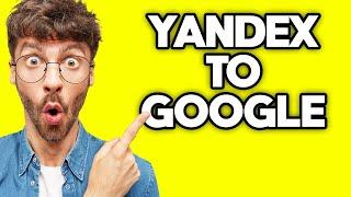 How To Change Yandex To Google in Chrome (2023)