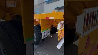 40 FT Container Flatbed Semi Trailer for Sale in Mauritius