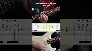 #tutorial tutorial Inxs - Need you tonight Guitar intro Part.#guitar  #guitarcover  #guitartutorial