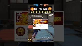 TECH PRO HARSH AB TU GYA BETAALIGHT MOTION FF|1PANDA#short#freefire#ff#yt#viral#gaming#games