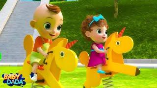 Babies At The Playground! - Nursery Rhymes & Kids Songs | Baby DaDa