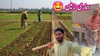 Hamari Zameen MashaAllah Kam shoro Ho giya ||pak village family