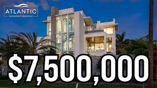 Inside Stunning Modern Luxury $7.5M Home in Delray Beach, FL W/ a 360 Rooftop Deck!