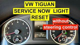 VW Tiguan “Service Now” Warning Dash Light Reset - 2009 & Up