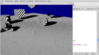 OpenGL GLSL tutorial 11 - shadowmapping (part 1 - single, directional light)