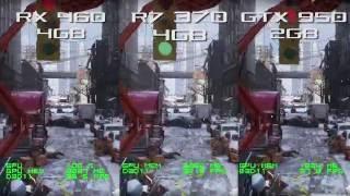 RX 460 NITRO vs R7 370 vs GTX 950 - The Division 1080p Frame Rate Test