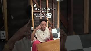 Drake’s PR Manager #relatable #drake #kendricklamar