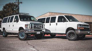 Ford Econoline Van Build Vs Chevy Express Van Build