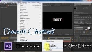 How to install VC Color Vibrance Plugin in Adobe After Effects CS5, CS6 & CC
