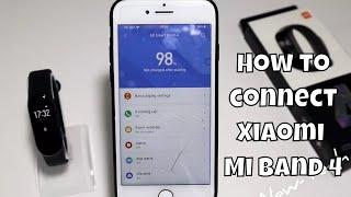 How to connect Xiaomi Mi Band 4 with iPhone MI Fit ios app iphone Smart Watch