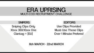 eRaUprising: Multi-Cod Recruitment Challenge! (Players/Editors) #eRaUprisingRC!