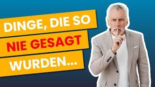 Dinge, die ein Versicherungsvermittler nicht sagt!