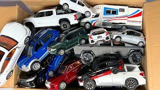 BOX FULL OF Diecast Cars - Toyota Corolla, Yaris, Nissan Patrol, Mercedes Benz, Rolls Royce, Bus