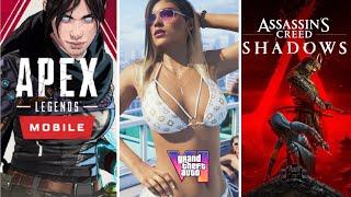 Apex Legends Mobile Return | Gta 6 Trailer 2 Release Date | Assassins Creed Shadows Mobile Launch