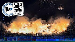 Pyroshow der Löwen-Fans gegen Bielefeld | TSV 1860 München - Arminia Bielefeld