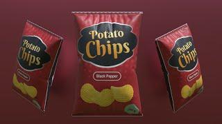 What's the Fastest Way to Create a Realistic Chips Packet in Blender?